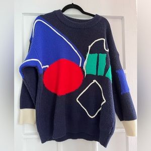 VINTAGE artsy sweater